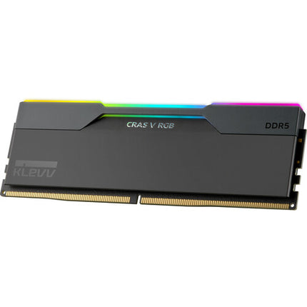 KLEVV 64GB CRAS V RGB Memoria UDIMM 6000 MT/s 288-Pin Obsidian Black