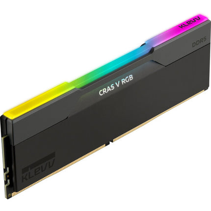 KLEVV 64GB CRAS V RGB Memoria UDIMM 6000 MT/s 288-Pin Obsidian Black