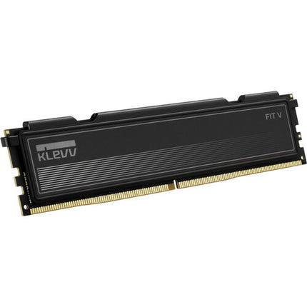 KLEVV 32GB FIT V DDR5 6000 MT/s Memoria UDIMM 2x16GB Jet Black Low-Profile