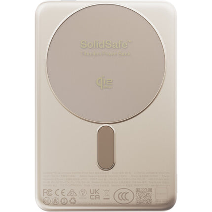 BMX SolidSafe Air 10K Power Bank 10000mAh Oro 30W USB-C Carga rápida