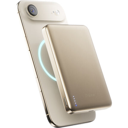 BMX SolidSafe Air 10K Power Bank 10000mAh Oro 30W USB-C Carga rápida