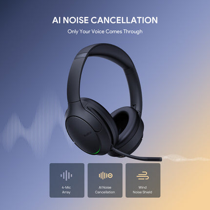 Yealink BH78 Auriculares Inalámbricos Bluetooth 5.3 con ANC y Base de Carga