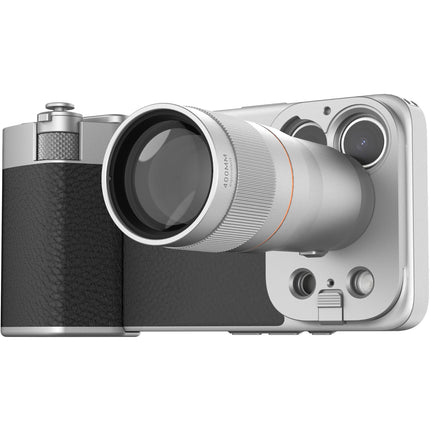 PGYTECH Retrova Set Completo para iPhone 17 y 18 Pro con Lente Tele 2.35x y Adaptador Filtro 67mm