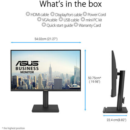 ASUS BE249QG-R Monitor 23.8" Full HD 120 Hz IPS HDR10 5ms