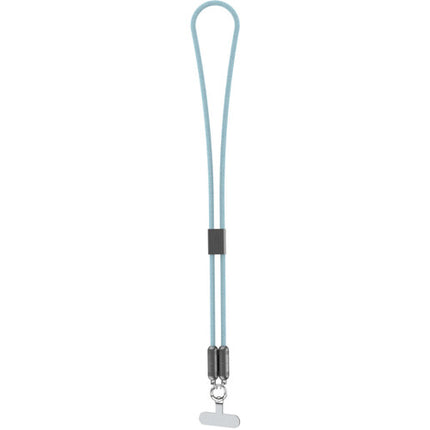 QDOS PowerLoop Cable USB-C 2.0 60W 3.9' Azul con Lanyard y Mosquetón