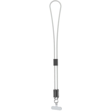 QDOS PowerLoop Cable USB-C 2.0 60W 3.9' Blanco con Lanyard y Mosquetón