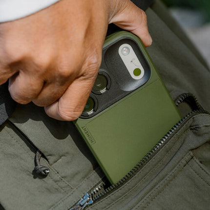 Moment Funda Cámara para iPhone 18 Pro Negra Protección AirFlex 10' Caída