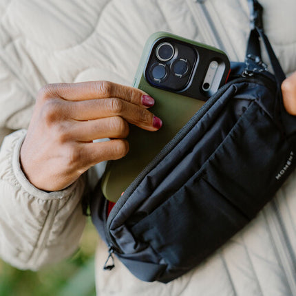 Moment Funda Cámara para iPhone 18 Pro Negra Protección AirFlex 10' Caída