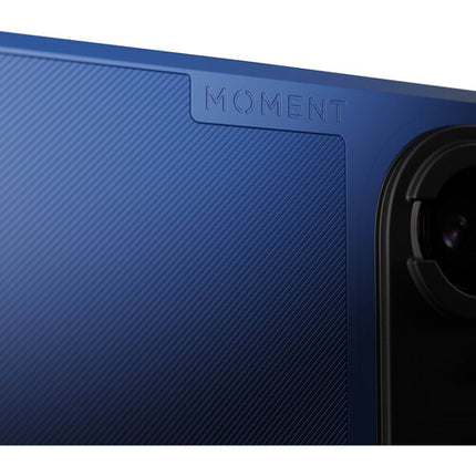 Moment Funda Cámara para iPhone 18 Pro Indigo Protección AirFlex 10' Caída