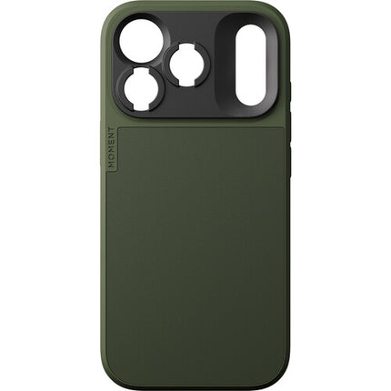 Moment Funda Cámara para iPhone 18 Pro Olive con Protección AirFlex y Montura T-Series