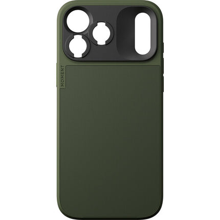 Funda Moment para iPhone 18 Pro Max Olive con protección AirFlex y montaje T-Series