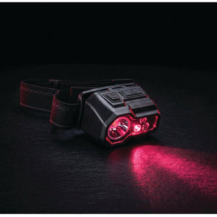 LUXPRO Linterna Frontal Multi-Color 500 Lúmenes IPX4 Ligera