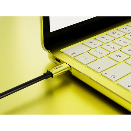 QDOS Essential Pack para MacBook Neo 13" Protección 360° Adaptador USB-C HDMI
