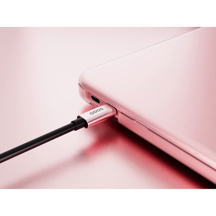 QDOS Essential Pack para MacBook Neo 13" con Adaptador USB-C HDMI Blush