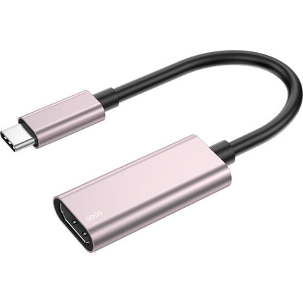QDOS Essential Pack para MacBook Neo 13" con Adaptador USB-C HDMI Blush