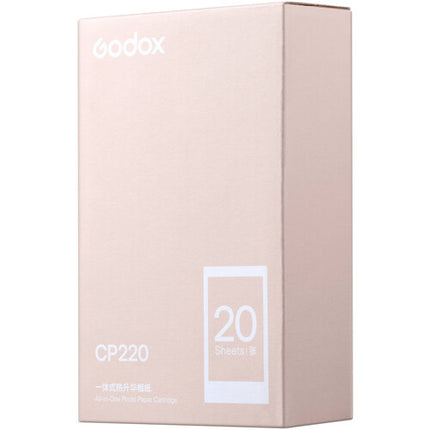 Godox Photo Paper Box para impresora portátil P100 20 hojas 2x10 hojas