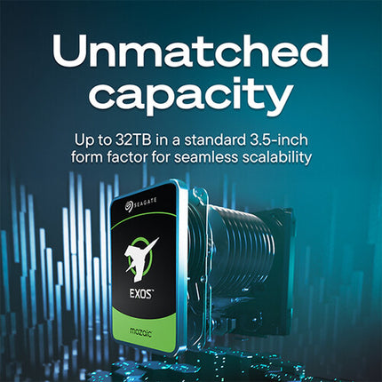 Seagate 8TB Exos 7E10 HDD Interno 3.5" 7200 rpm SATA III 256MB Cache