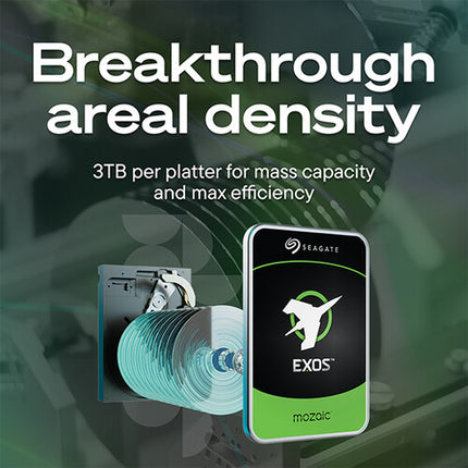 Seagate 8TB Exos 7E10 HDD Interno 3.5" 7200 rpm SATA III 256MB Cache