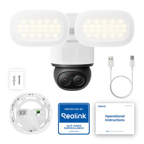 Reolink F850W Cámara Exterior PTZ 8MP UHD 4K 360° 3000 Lúmenes