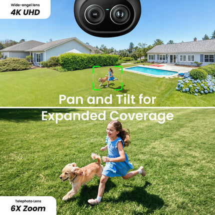 Reolink F850W Cámara Exterior PTZ 8MP UHD 4K 360° 3000 Lúmenes