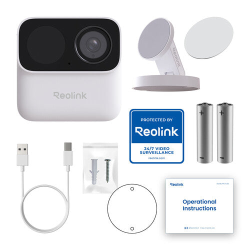 Reolink Argus MagiCam Cámara de Seguridad Exterior 2MP 1080p Visión Nocturna 30' Batería 9 Meses