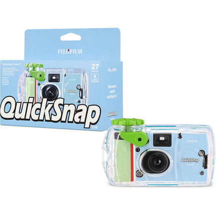 FUJIFILM QuickSnap Active Cámara Desechable 27 Exposiciones 4-Pack ISO 800 Waterproof 35ft