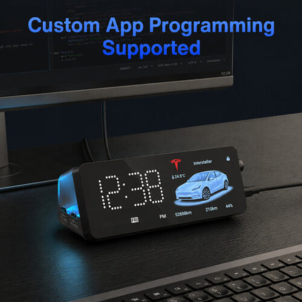 iVANKY 7 en 1 Estación de Acoplamiento USB-C con Pantalla LED 90W y HDMI 4K 60Hz