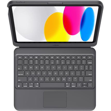 Belkin Connect Rugged Funda Teclado USB-C para iPad 10ª y 11ª Gen con Protección Militar y Soporte Ajustable
