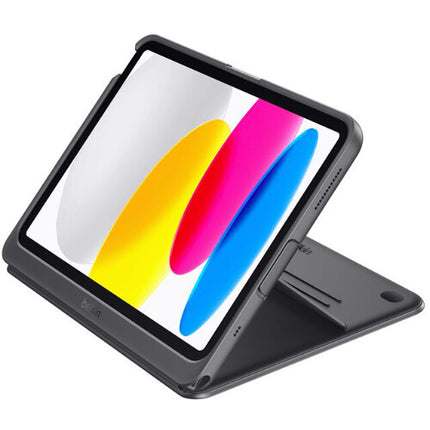 Belkin Connect Rugged Funda Teclado USB-C para iPad 10ª y 11ª Gen con Protección Militar y Soporte Ajustable