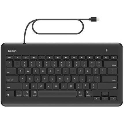 Belkin Connect Rugged Funda Teclado USB-C para iPad 10ª y 11ª Gen con Protección Militar y Soporte Ajustable