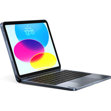 Brydge 11.0 Funda Teclado de Aluminio para iPad 11" A16 y 10.9" 10ª Gen Azul Retroiluminado USB-C