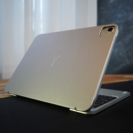 Brydge 11.0 Funda Teclado de Aluminio para iPad 11" A16 y 10.9" 10ª Gen Plata con Trackpad