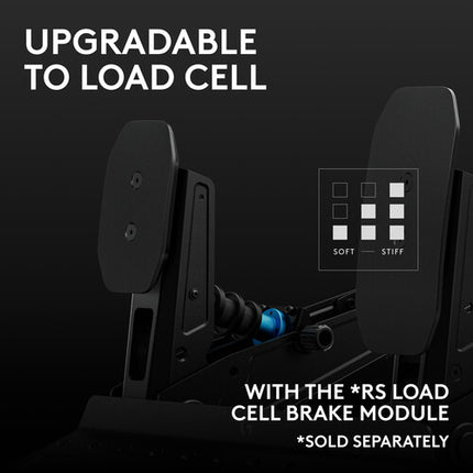 Logitech G RS Pedales SE para volante con acelerador Hall Effect y estructura de acero