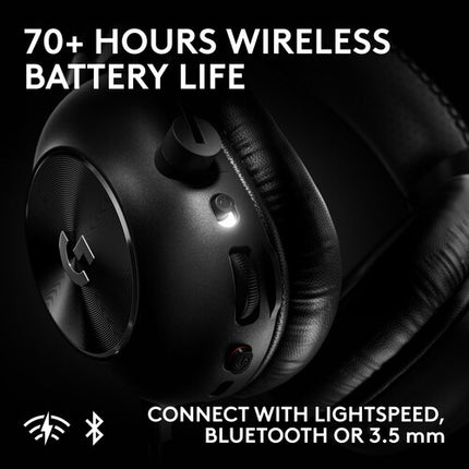 Logitech G Pro X3 LIGHTSPEED Auriculares Gaming Inalámbricos Negro 50mm 70h Batería