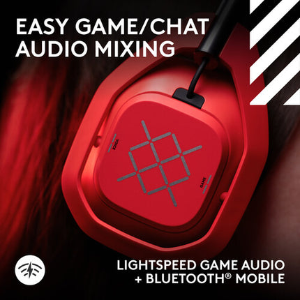 ASTRO Gaming A50 X LIGHTSPEED Auriculares Gaming Inalámbricos Mars Red 40mm 24h Batería