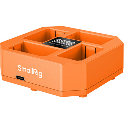 SmallRig NP-FZ100 Cargador de Baterías para Cámara 4 Canales USB-C 60W