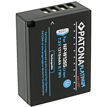 PATONA Platinum NP-W126S Batería 1210mAh para cámaras Fujifilm con garantía 6 meses