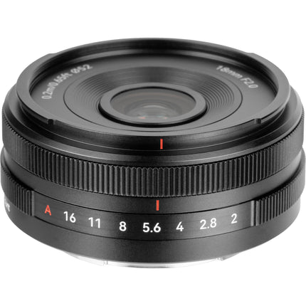 7Artisans Lite Series 18mm f/2 AF Lente Sony E APS-C 27mm Metal