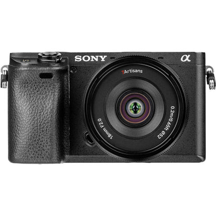7Artisans Lite Series 18mm f/2 AF Lente Sony E APS-C 27mm Metal