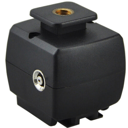 JJC JSYK-6 Disparador Óptico Flash Esclavo para Cámaras Sony Maxxum con Adaptador Hot Shoe y Puerto PC 20 m rango