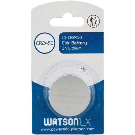Watson CR2450 Batería de Litio 3V 600mAh Tamaño CR2450 con Garantía