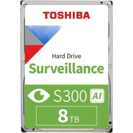 Toshiba 8TB S300 Disco Duro Interno 3.5" SATA III 7200 rpm 512MB Cache