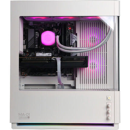 CyberPowerPC Gamer Supreme PC de Escritorio Ryzen 7 4.7GHz 32GB RAM RTX 5080 16GB 2TB SSD Blanco con Teclado y Ratón RGB