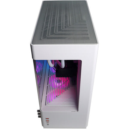CyberPowerPC Gamer Supreme PC de Escritorio Ryzen 7 4.7GHz 32GB RAM RTX 5080 16GB 2TB SSD Blanco con Teclado y Ratón RGB
