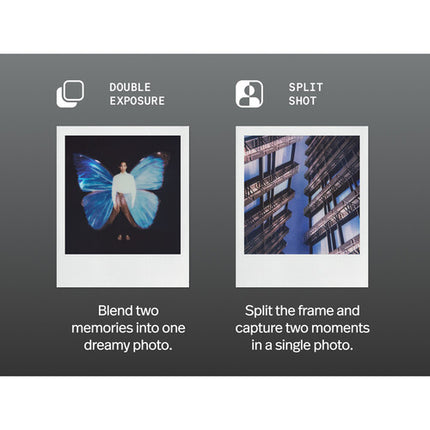 Polaroid Mod Cámara Instantánea Analógica con Lentes 95mm y 102.4mm y Correa