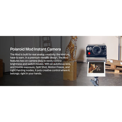 Polaroid Mod Cámara Instantánea Analógica con Película Color 8 Exposiciones y Accesorios