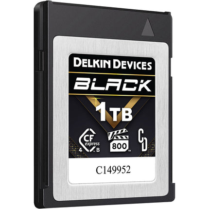 Delkin Devices 1TB CFexpress 4.0 Tipo B Tarjeta de Memoria 3700MB/s Negro