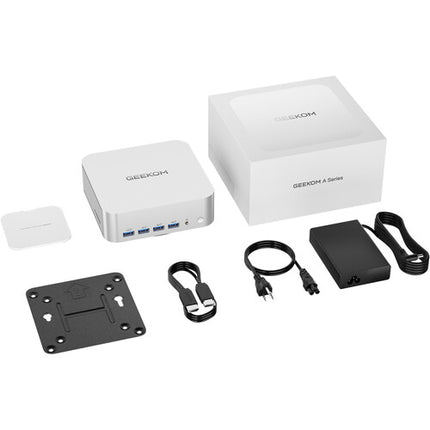 GEEKOM A8 Max Mini PC 3.8 GHz Ryzen 7 16GB DDR5 1TB SSD Plata