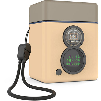 PATONA PROTECT Cargador Dual Retro con 2 Baterías LP-E6P 2600mAh USB-C