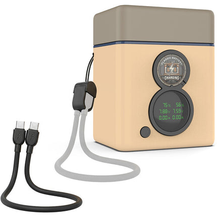 PATONA PROTECT Cargador Dual Retro con 2 Baterías LP-E6P 2600mAh USB-C
